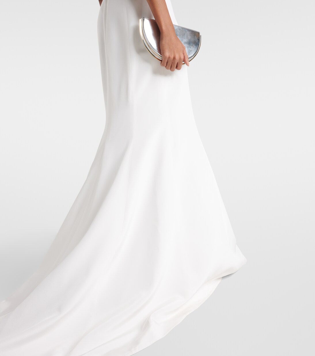 Robe longue Iris en soie à ornements | Miss Sohee