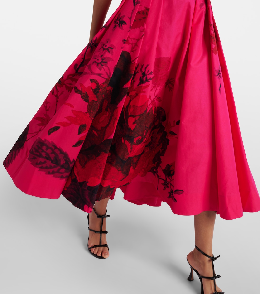 Abito lungo in faille di cotone | Erdem