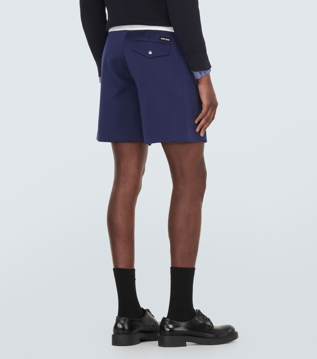 Bermuda-Shorts aus Satin | Miu Miu