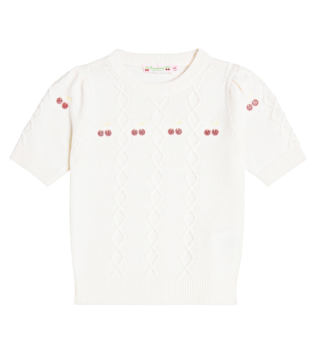 Alphonza cable-knit wool and cotton top | Bonpoint