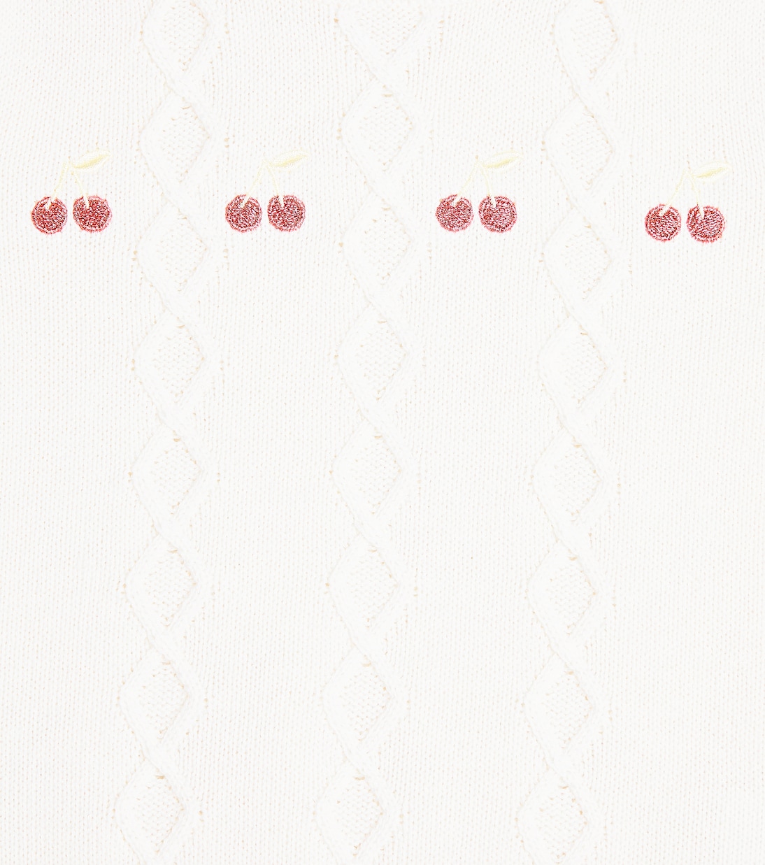 Alphonza cable-knit wool and cotton top | Bonpoint