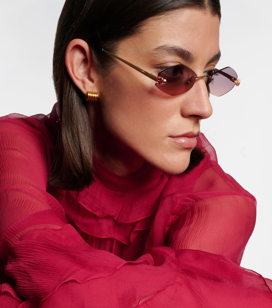Panthère de Cartier geometric sunglasses | Cartier Eyewear Collection