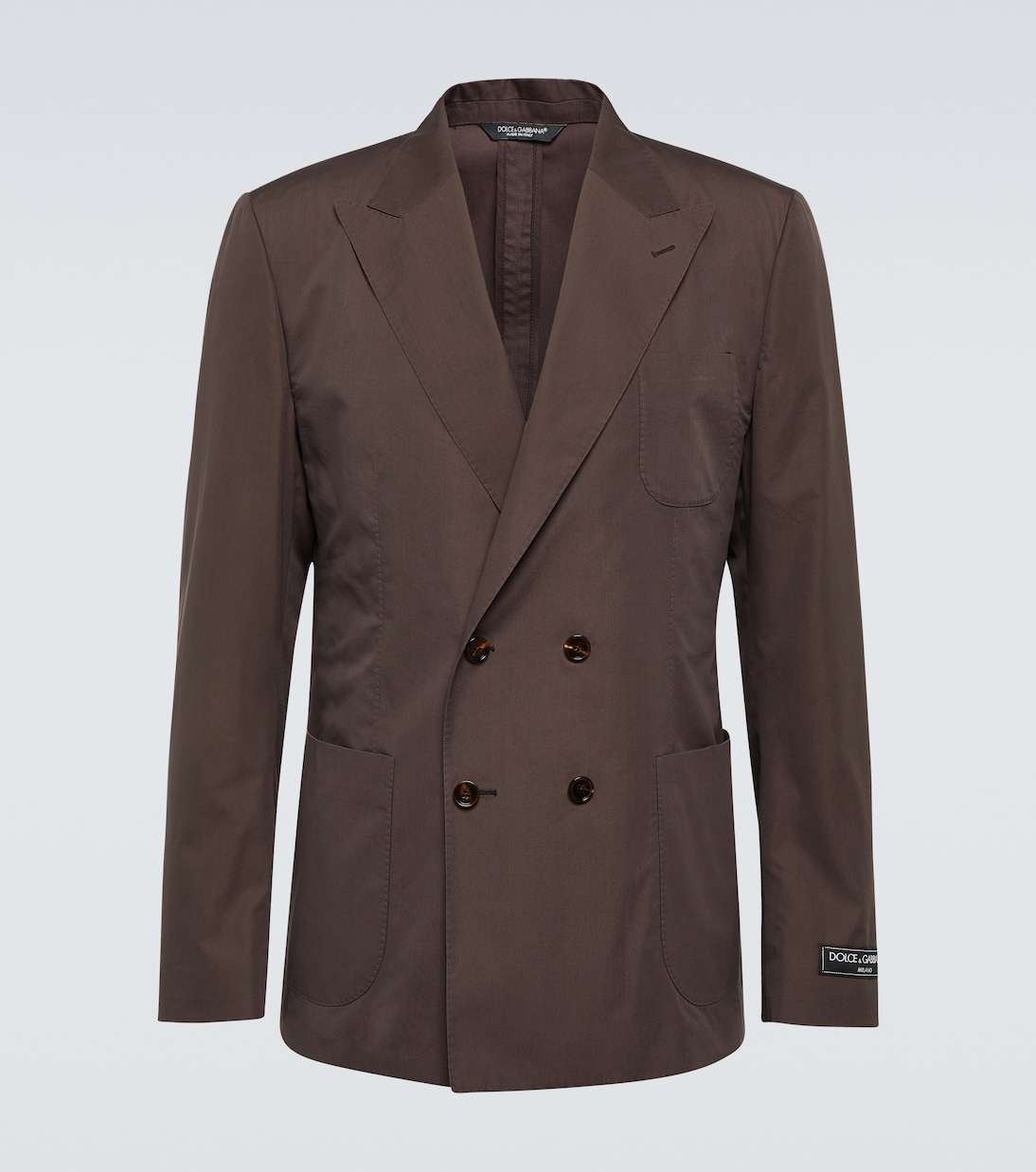 Cotton and silk poplin blazer | Dolce&Gabbana