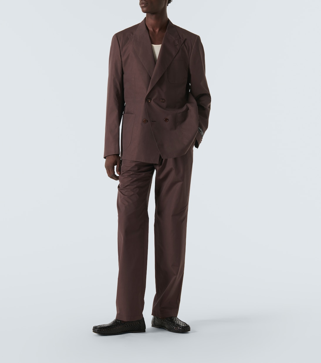 Cotton and silk poplin blazer | Dolce&Gabbana