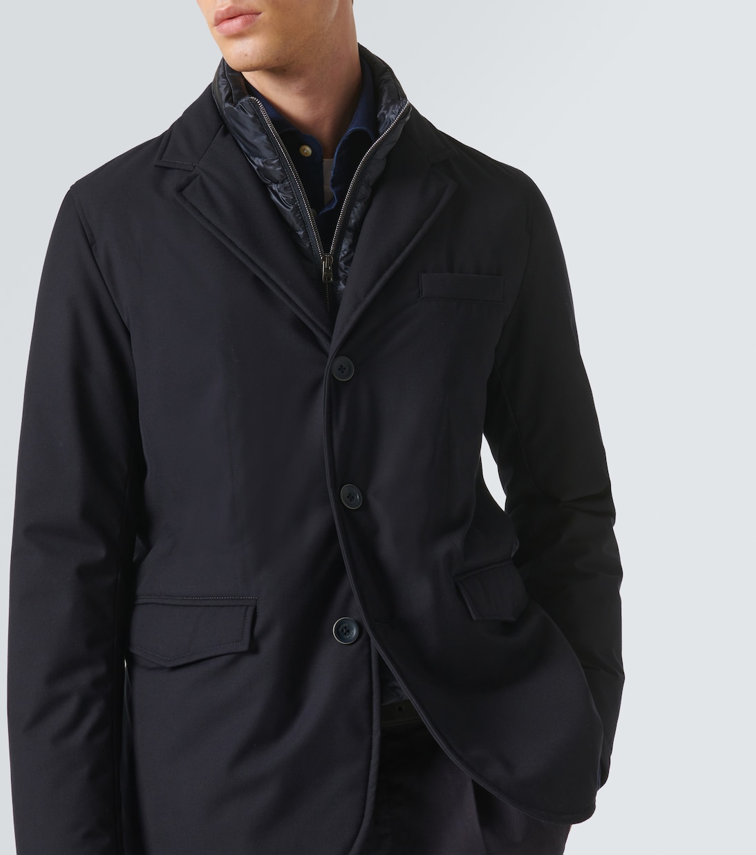 Chaqueta de plumas convertible | Herno