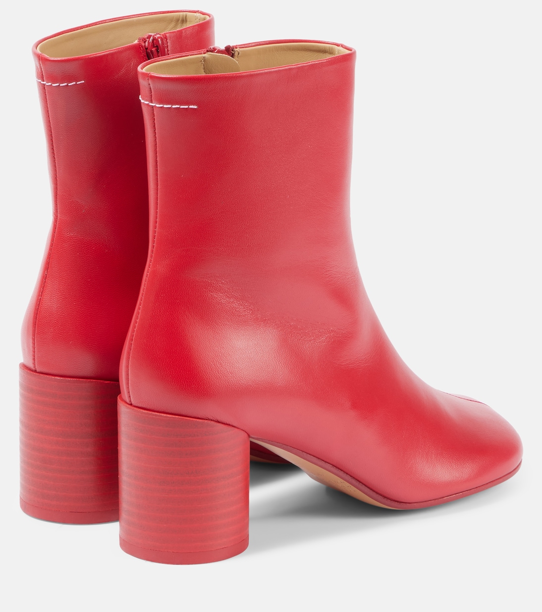 Ankle Boots Anatomic aus Leder | MM6 Maison Margiela