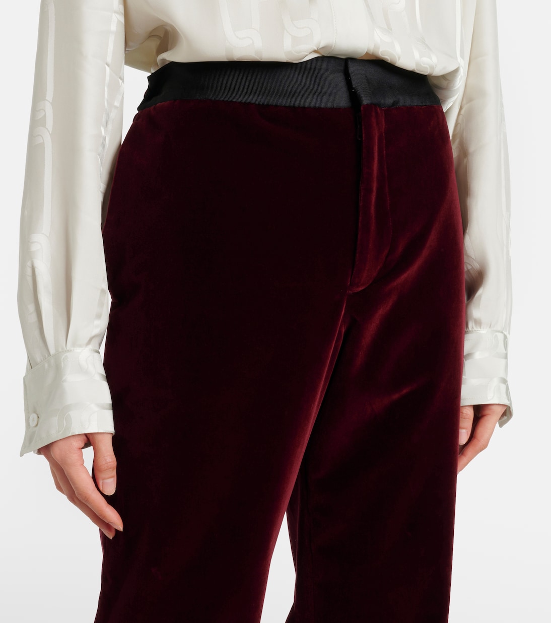 Pantaloni flared in velluto di cotone | Tod's