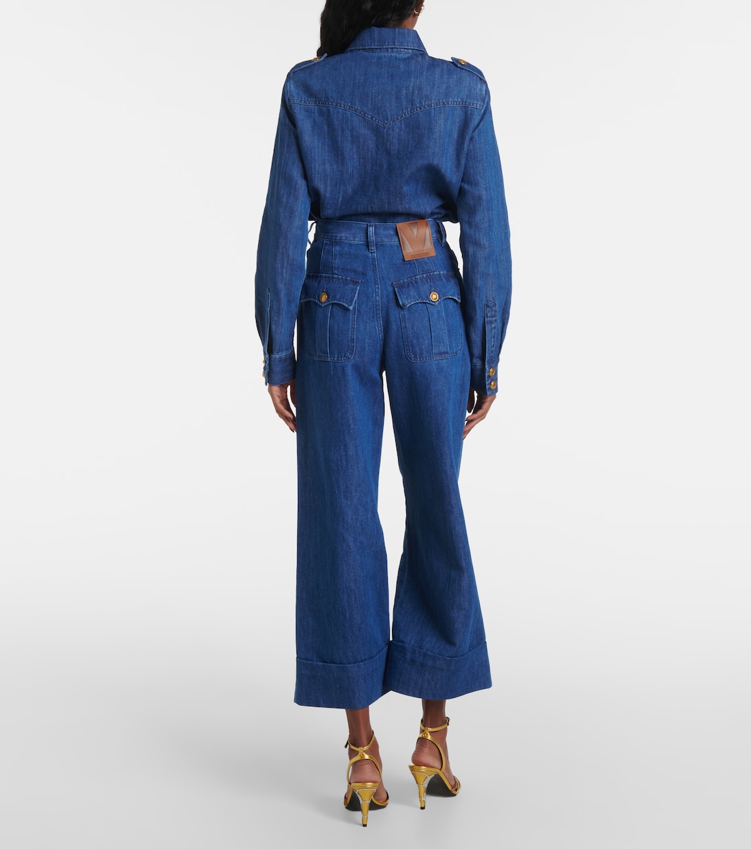 Jean ample à taille haute | Valentino