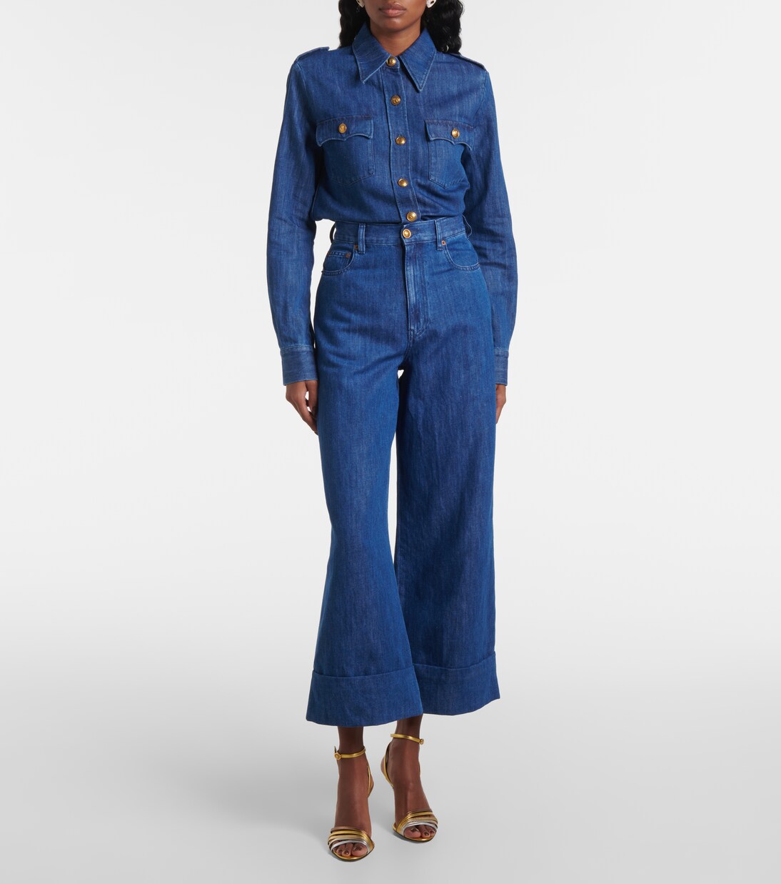 Jean ample à taille haute | Valentino