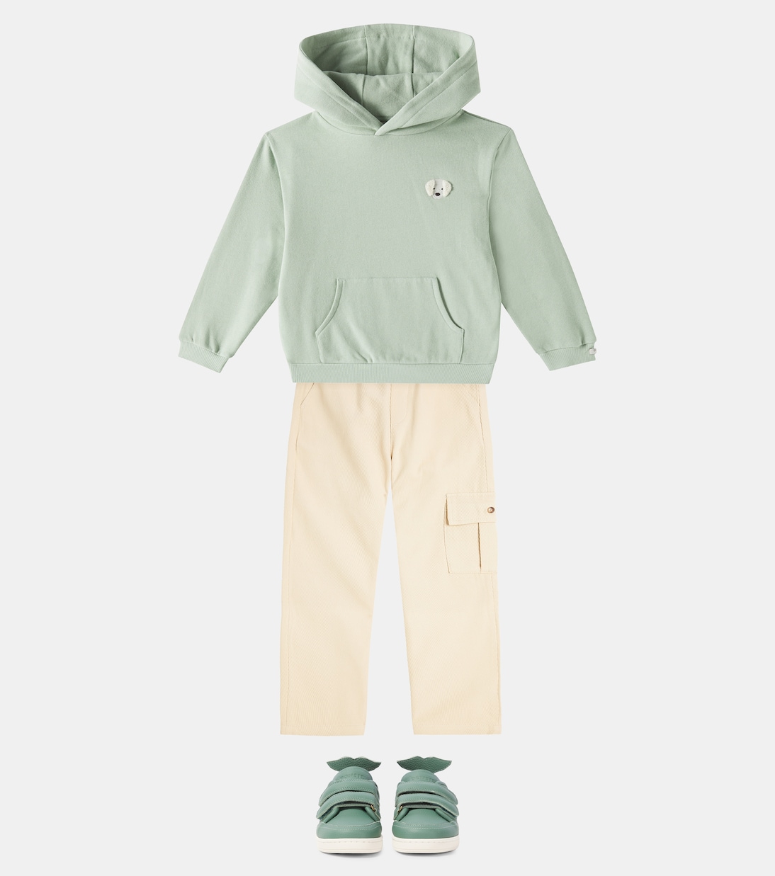 Bojan embroidered cotton-blend hoodie | Donsje