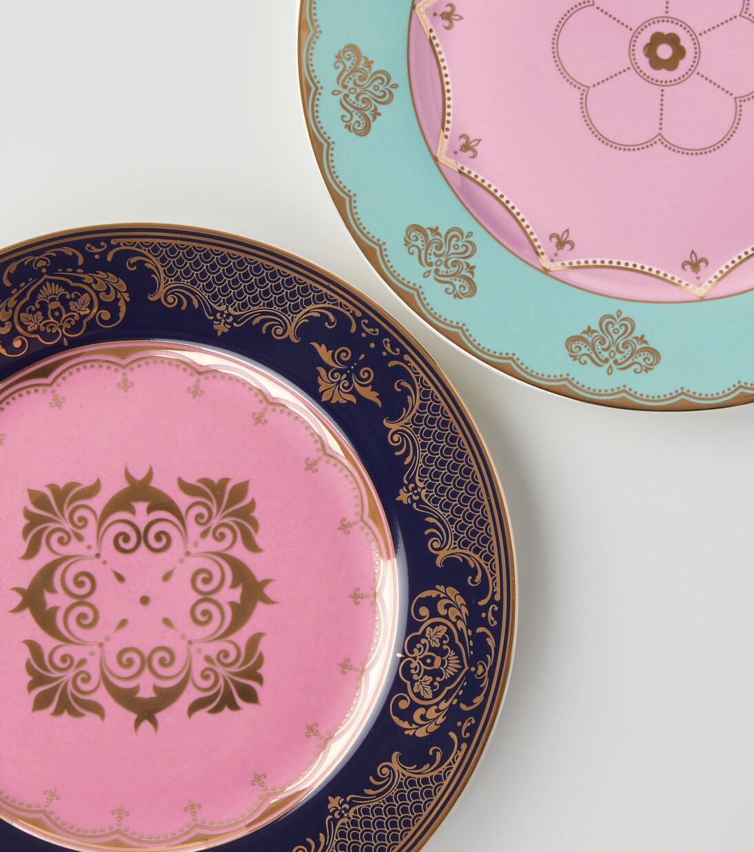 Grandpa set of 4 porcelain side plates | Polspotten