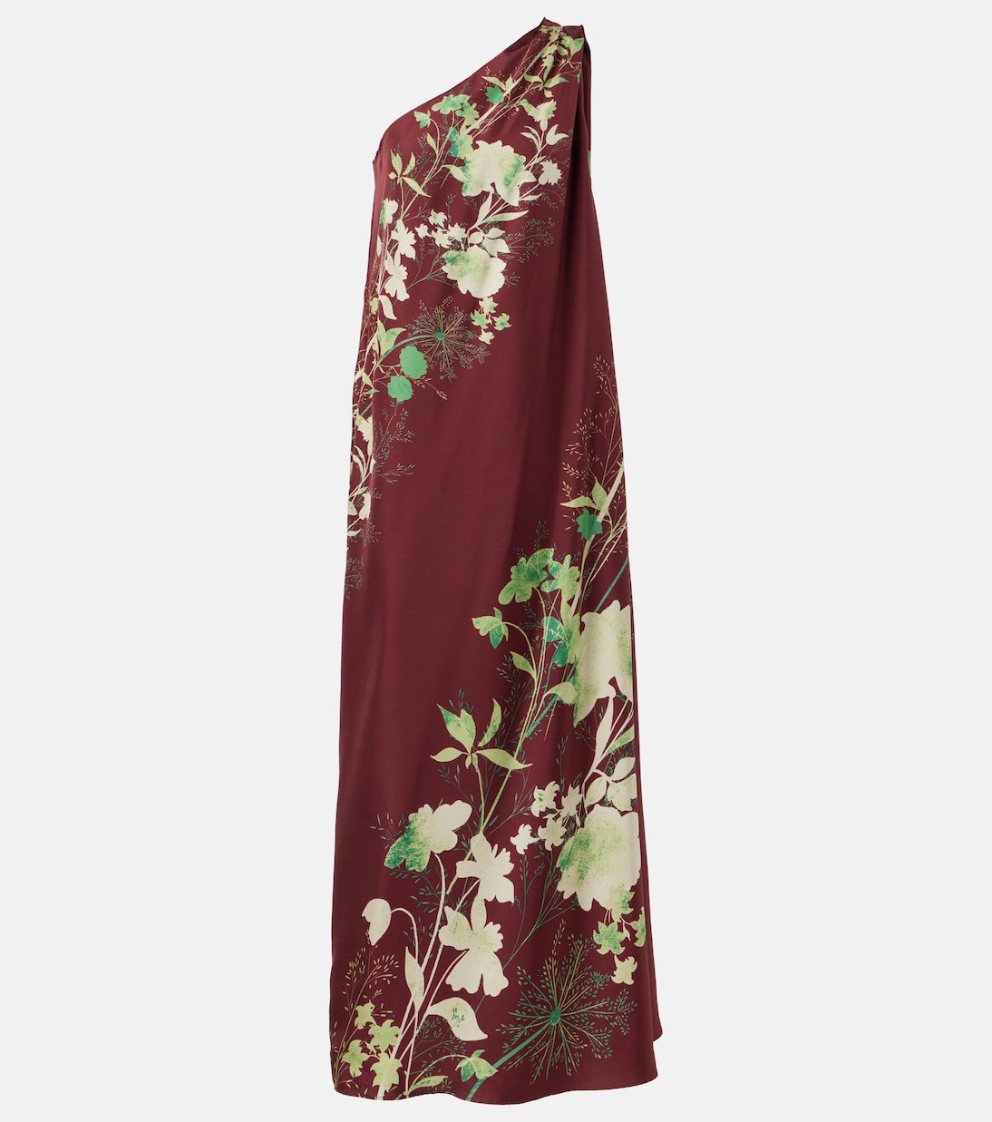 Roy floral silk twill maxi dress | La DoubleJ