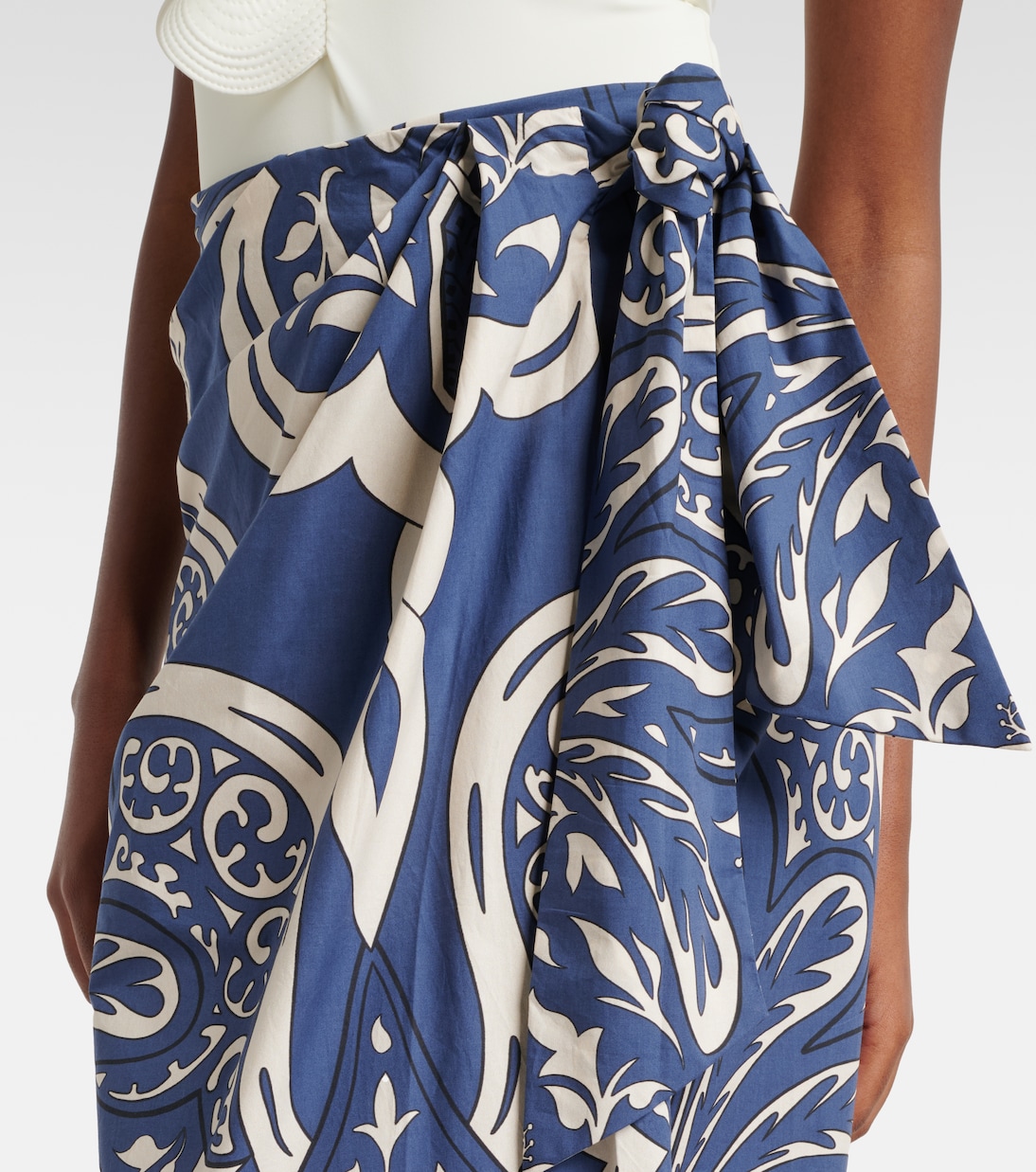 Wickelrock aus Baumwollpopeline | Johanna Ortiz