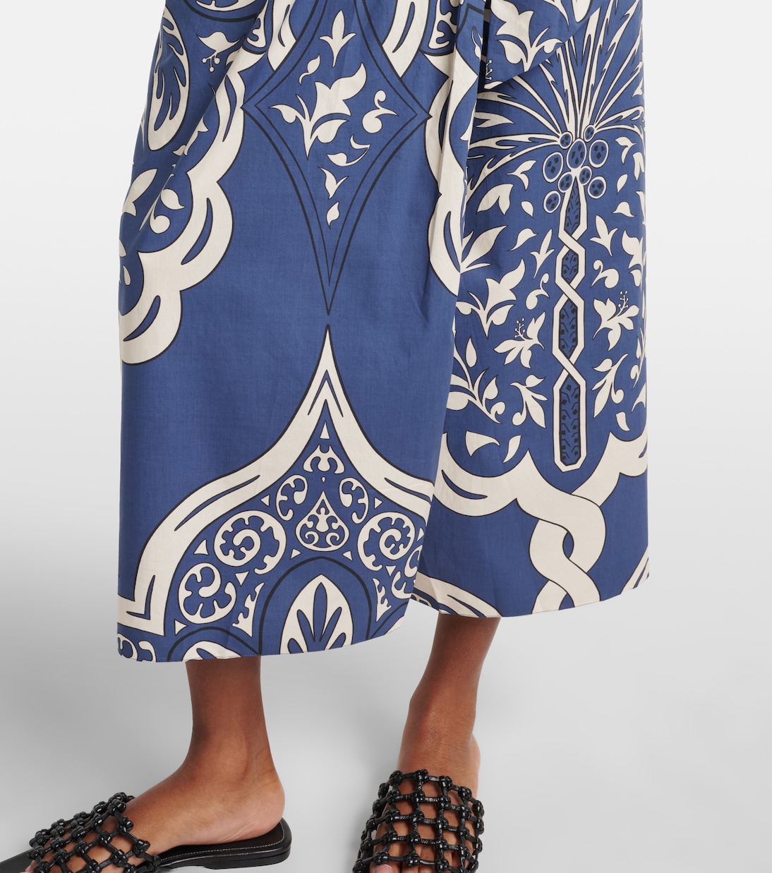 Wickelrock aus Baumwollpopeline | Johanna Ortiz