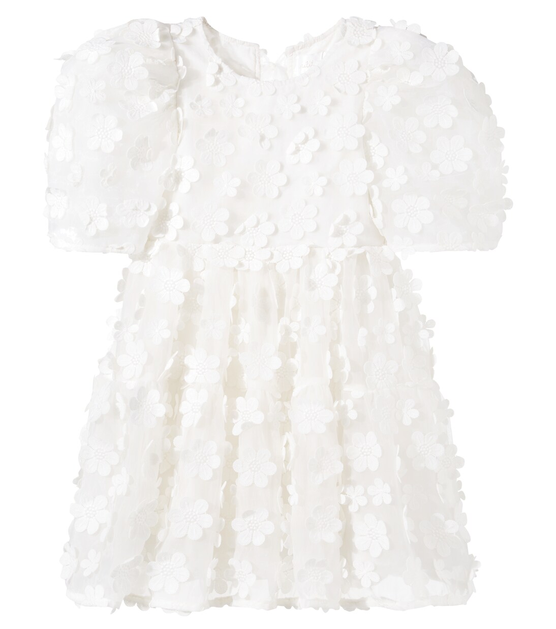 Robe à fleurs et manches bouffantes | Petite Amalie  