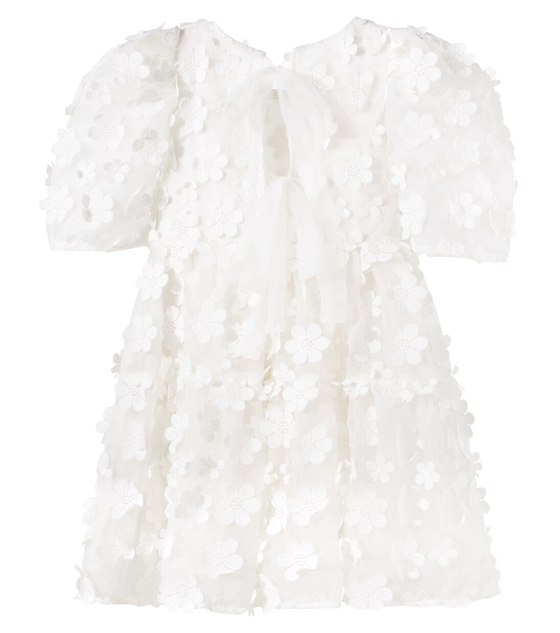 Robe à fleurs et manches bouffantes | Petite Amalie  