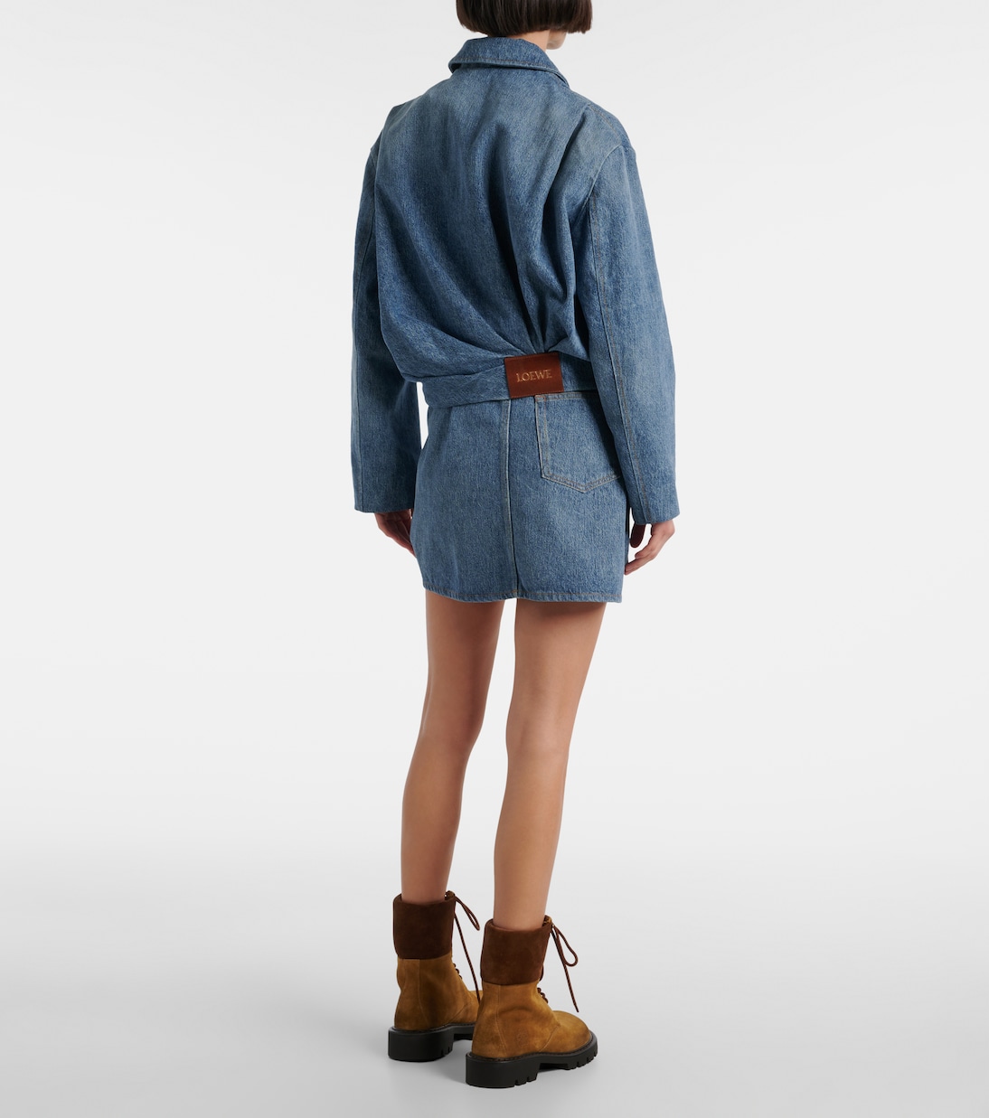 Draped denim jacket | Loewe