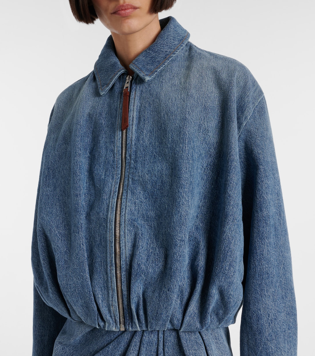 Draped denim jacket | Loewe