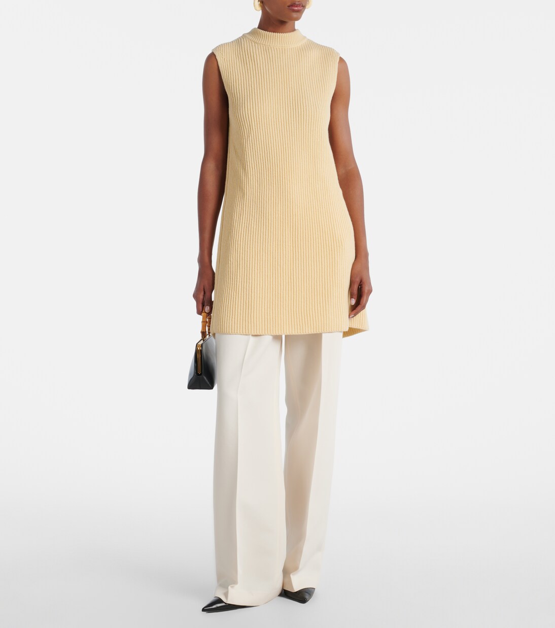 Oversize-Pullunder aus Wolle | Jil Sander