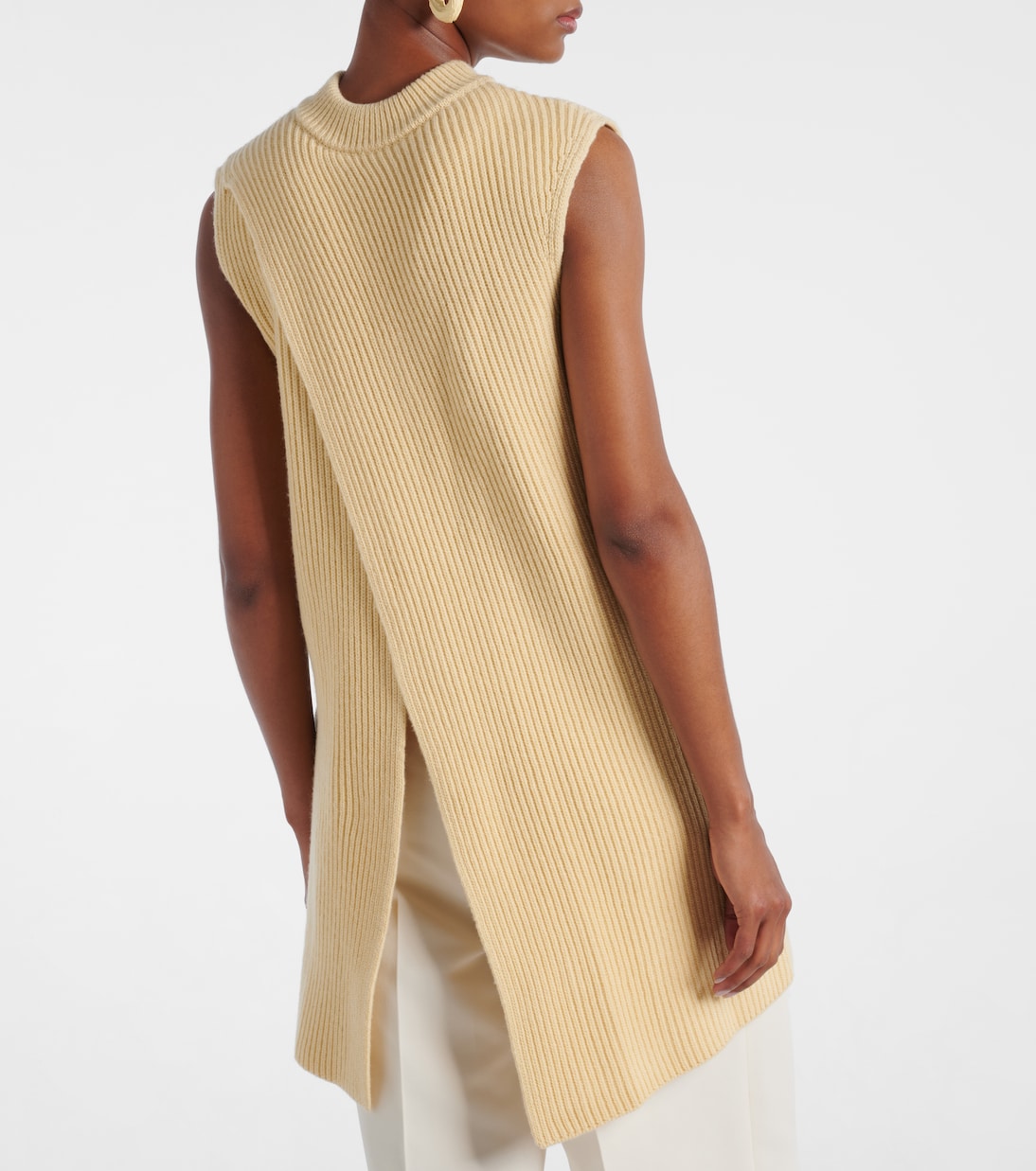 Oversize-Pullunder aus Wolle | Jil Sander