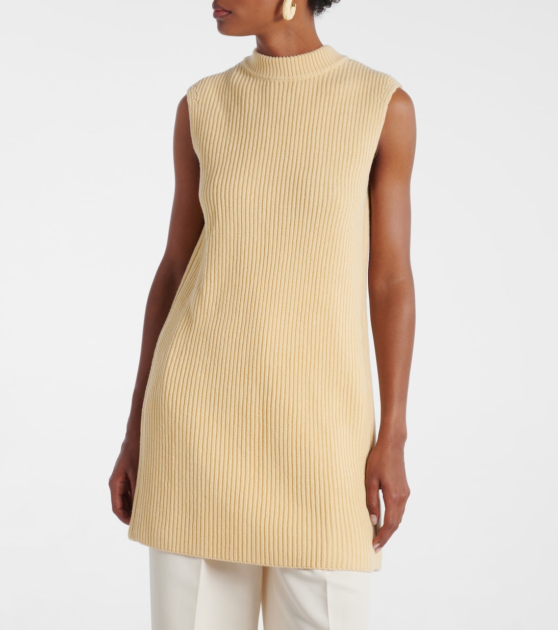 Oversize-Pullunder aus Wolle | Jil Sander