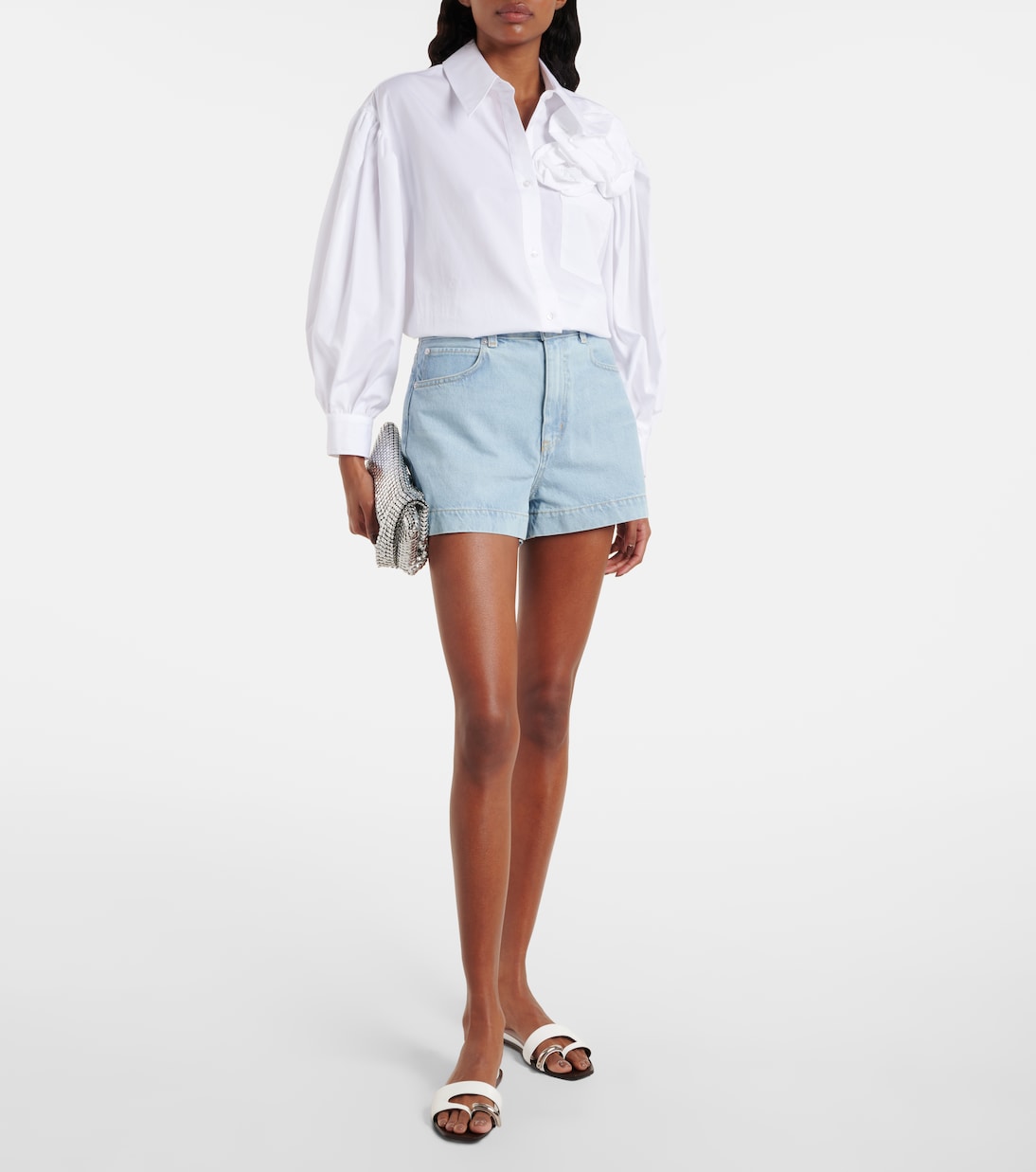 The Charm denim shorts | Frame
