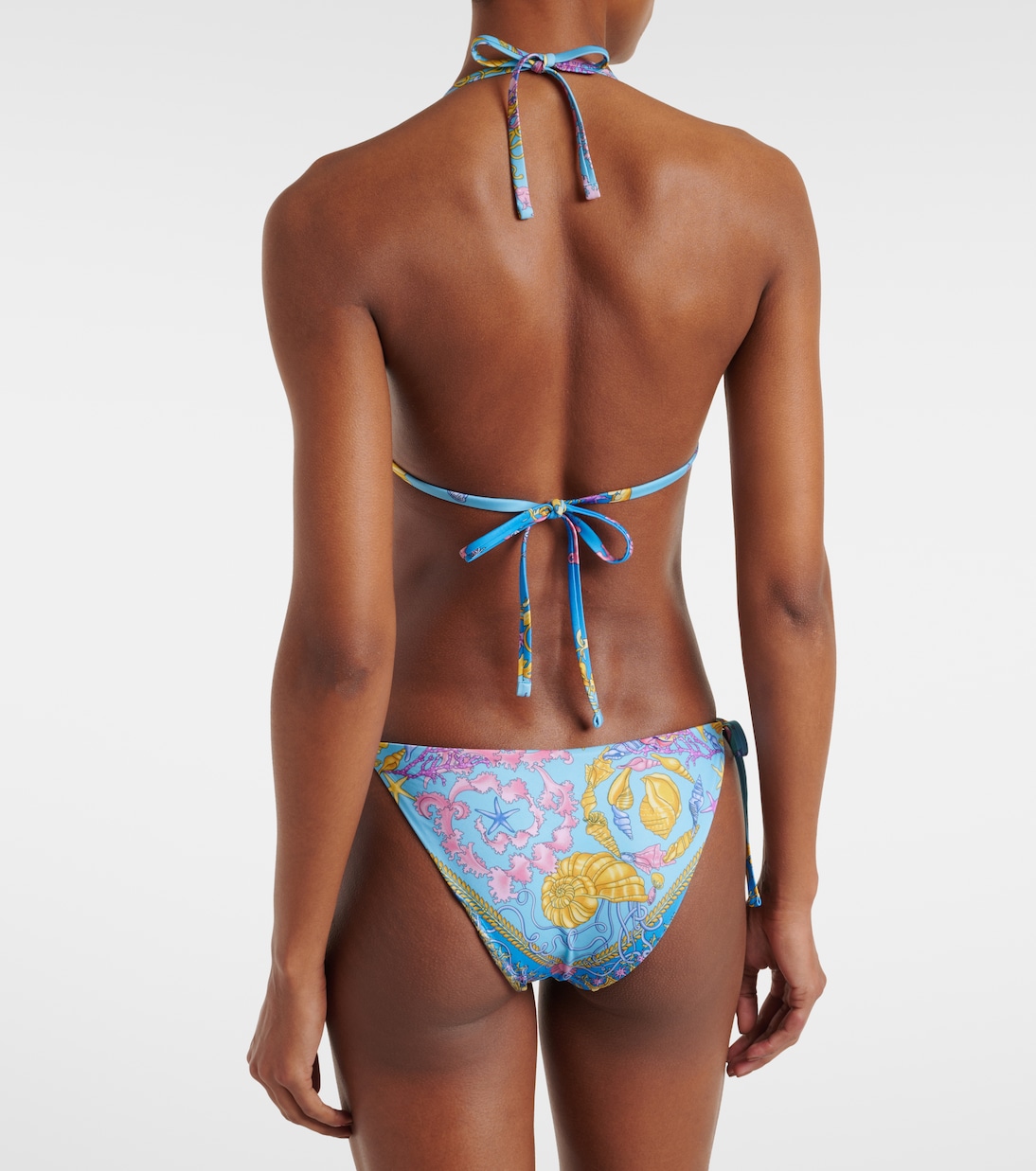 Top de bikini Medusa estampado | Versace