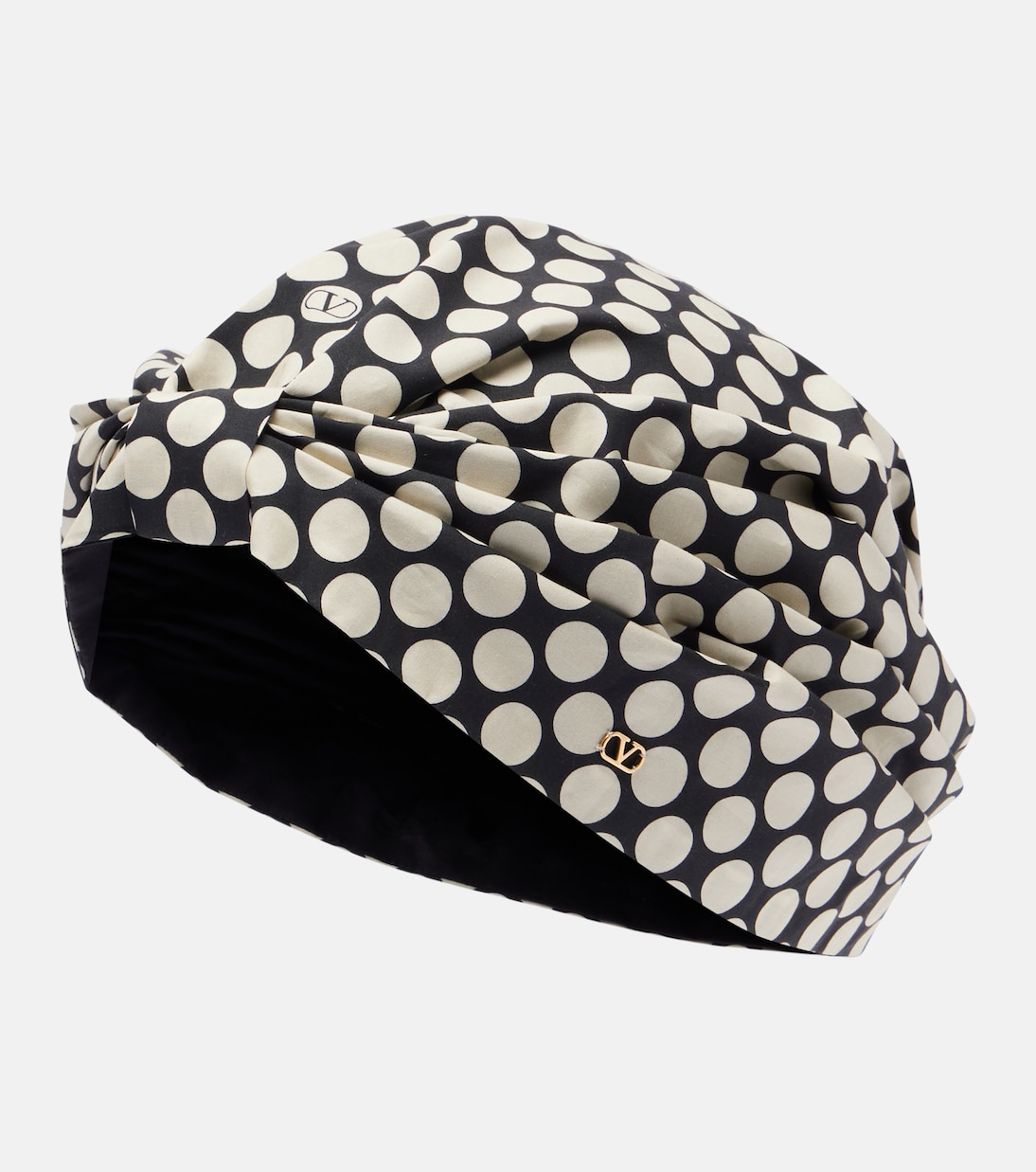 Escape Plus De Pois cotton head wrap | Valentino