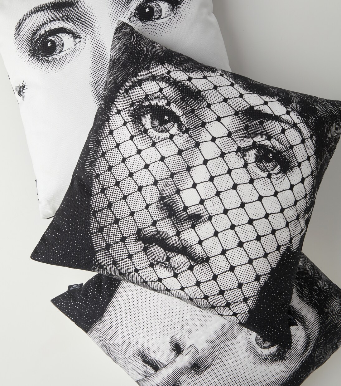 Silenzio cushion | Fornasetti
