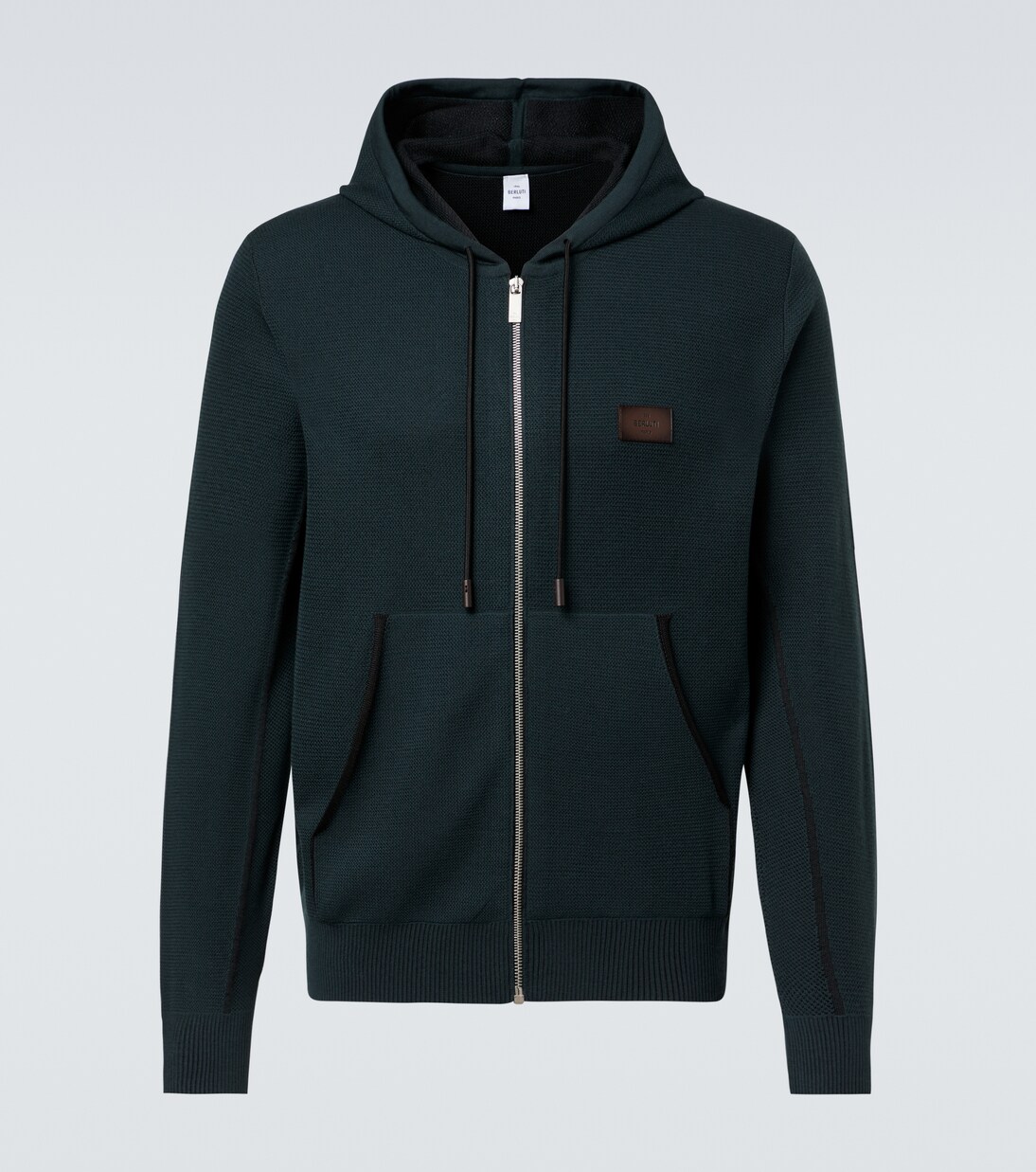 Wool and silk zip-up hoodie | Berluti