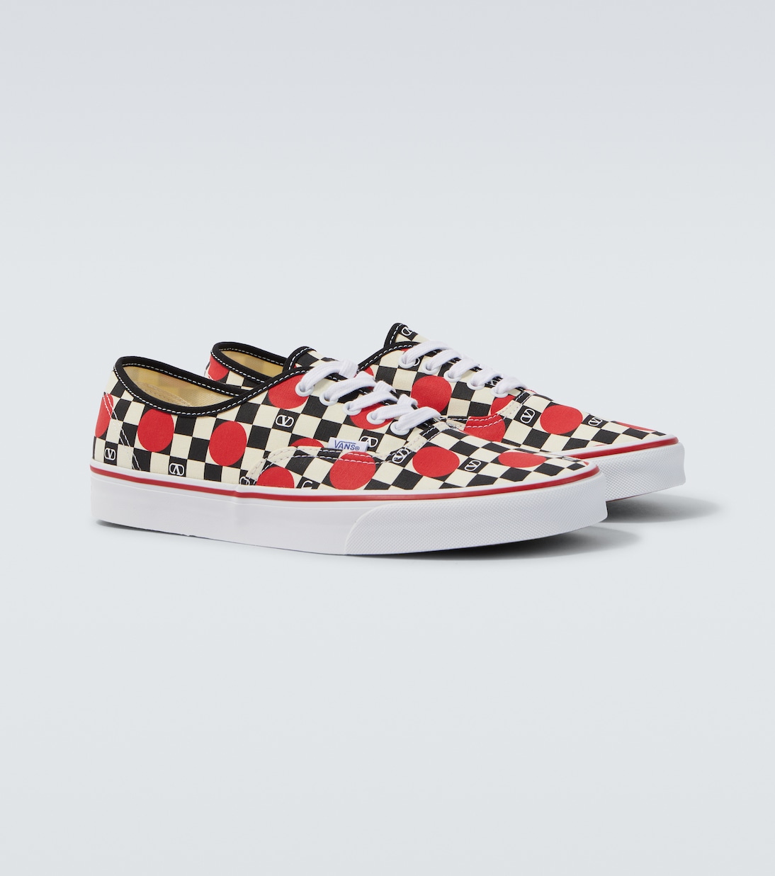 x Vans VLogo canvas sneakers | Valentino Garavani