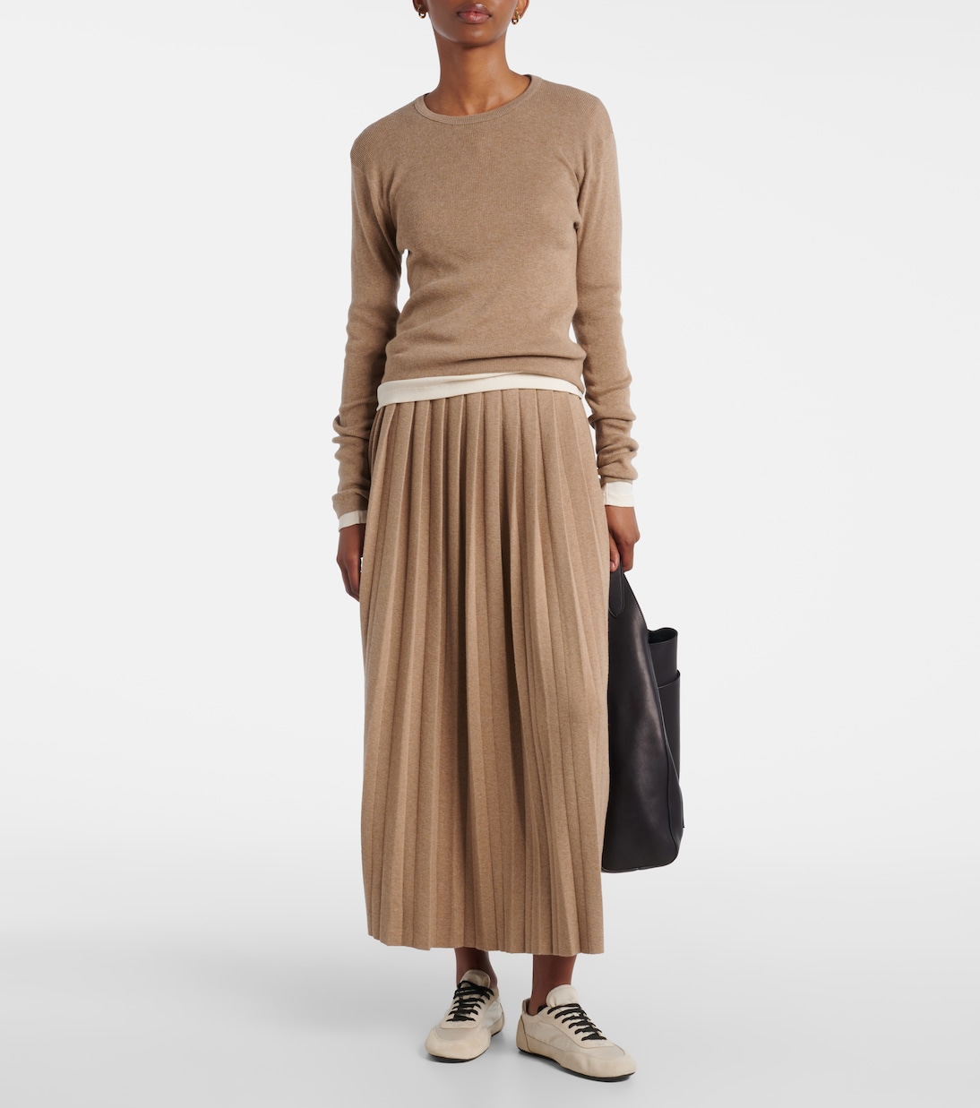 Midirock Minda aus Baumwolle und Kaschmir | Lisa Yang