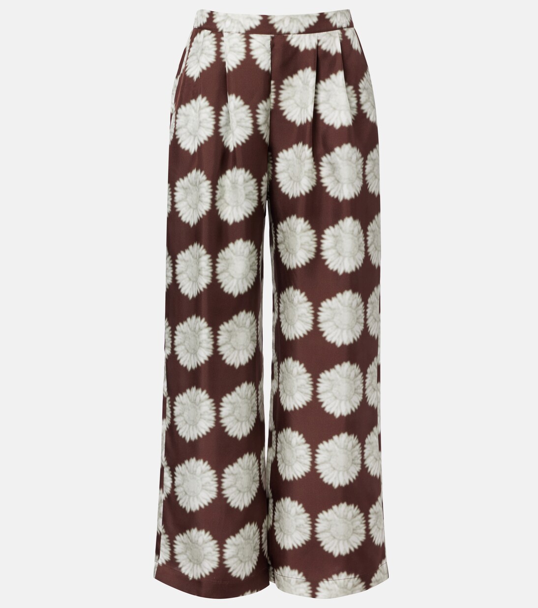 Pantalon ample Isola en soie | Asceno