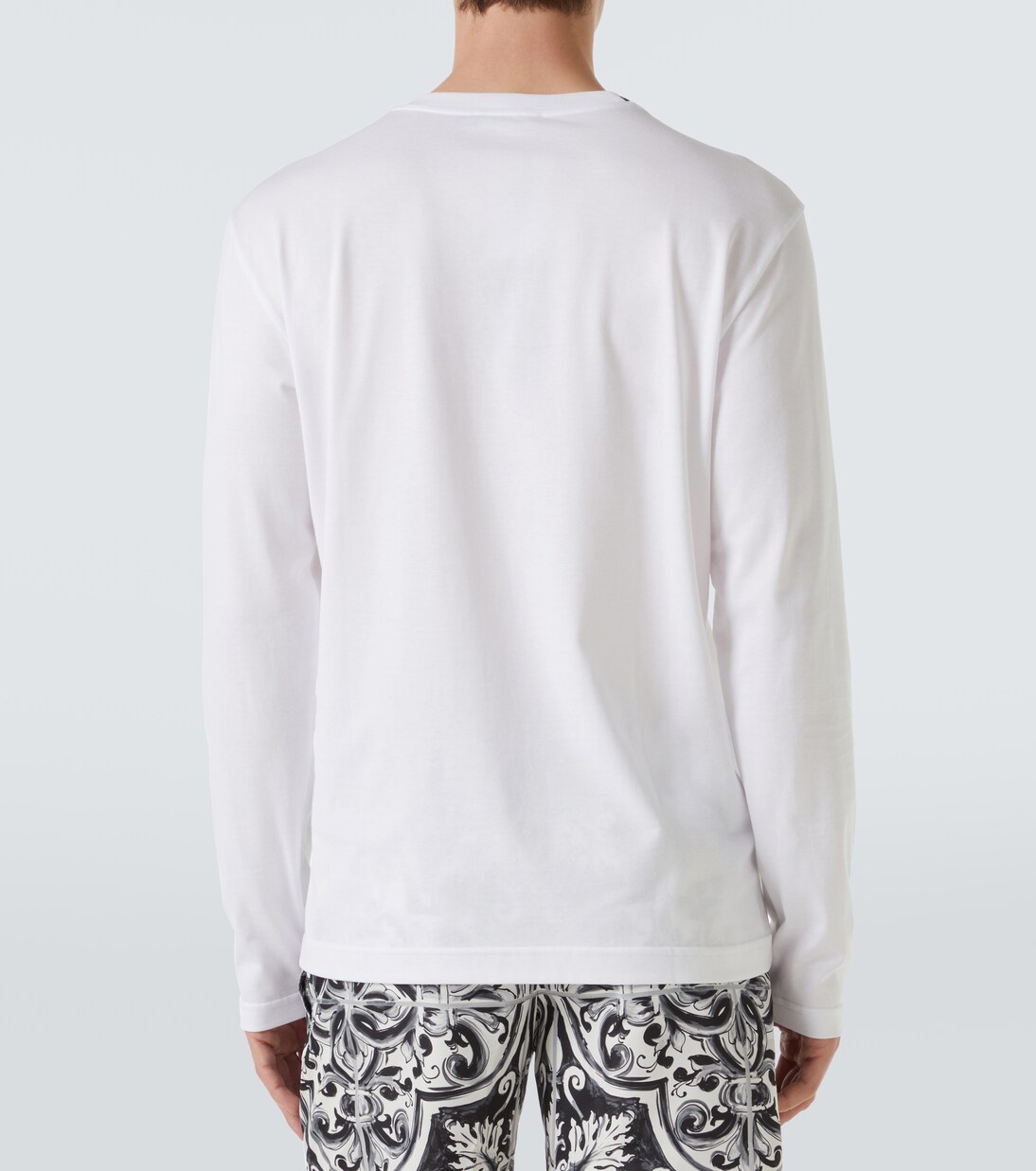 Longsleeve aus Baumwoll-Jersey | Dolce&Gabbana