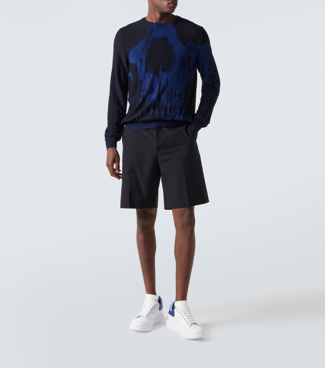 Oversized leather sneakers | McQueen