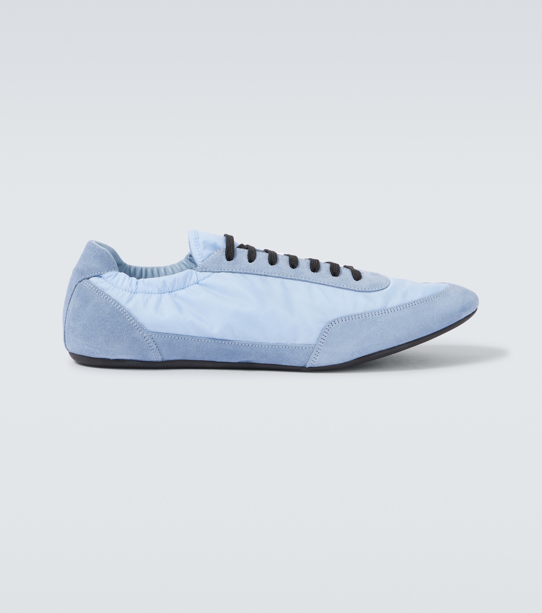 Collapse Re-Nylon and suede sneakers | Prada