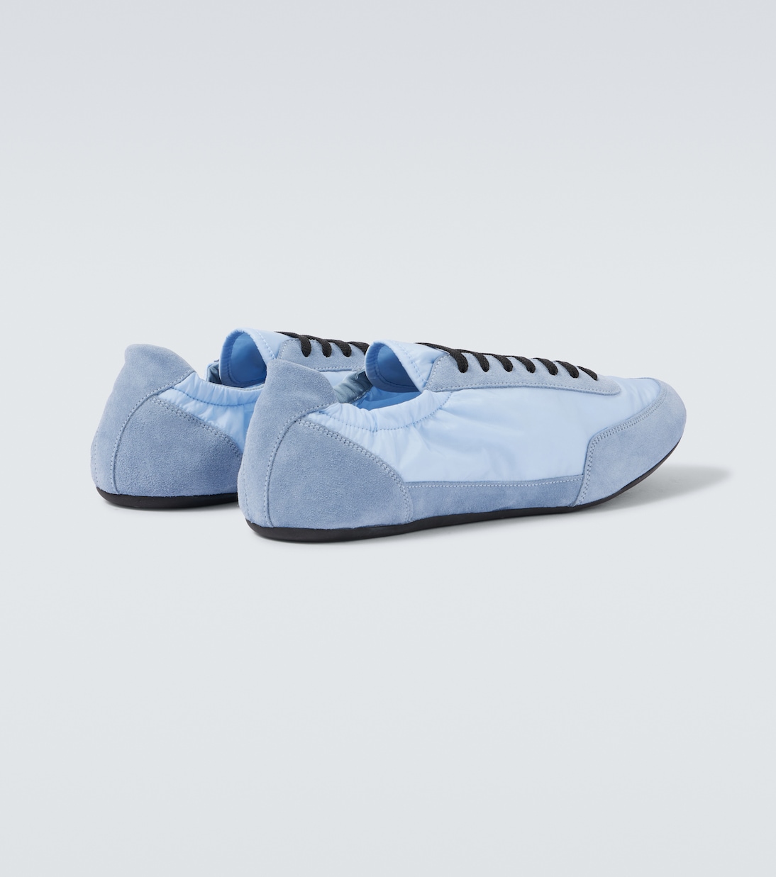 Collapse Re-Nylon and suede sneakers | Prada