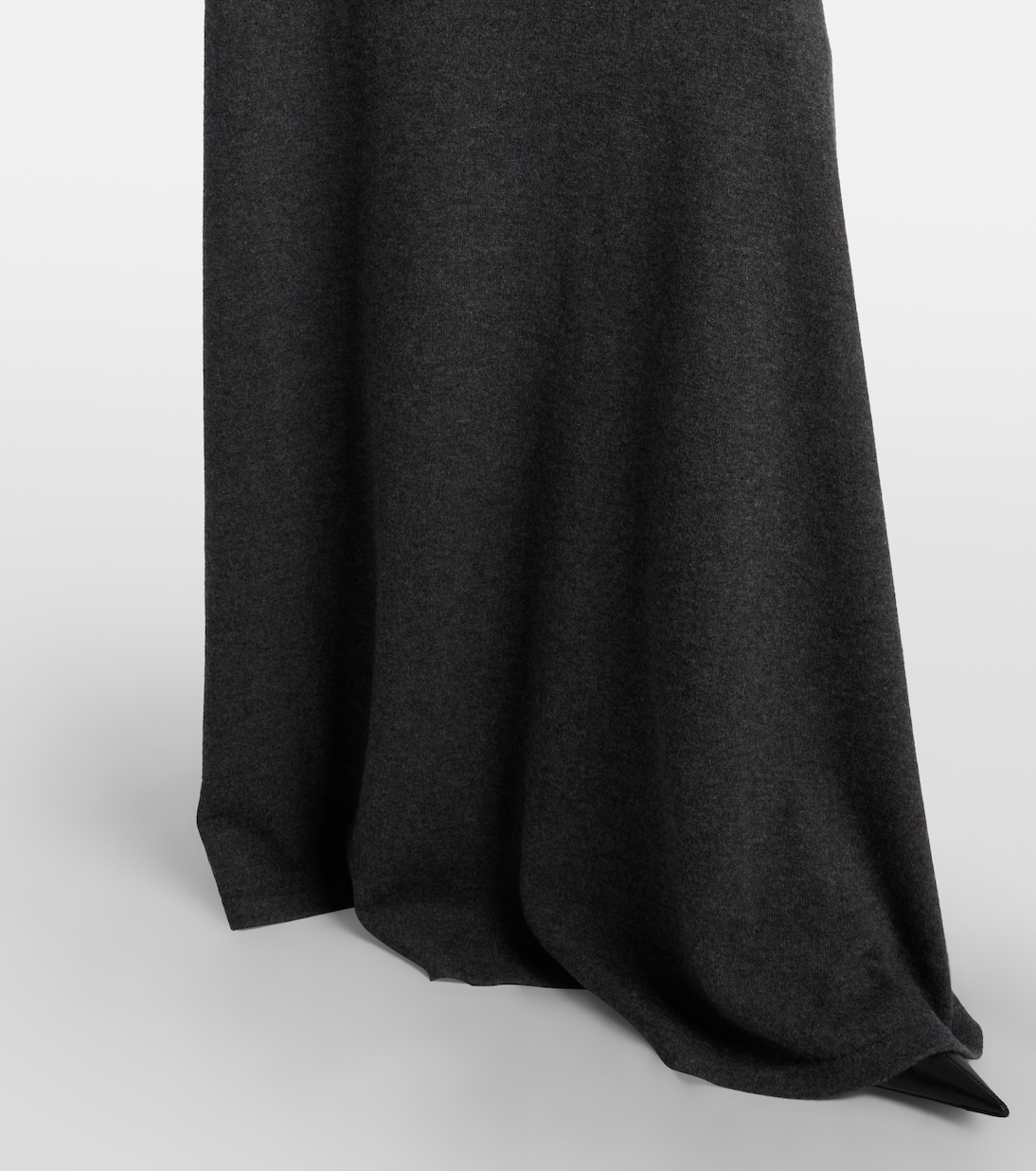 High-Rise-Maxirock aus Wolle | Balenciaga