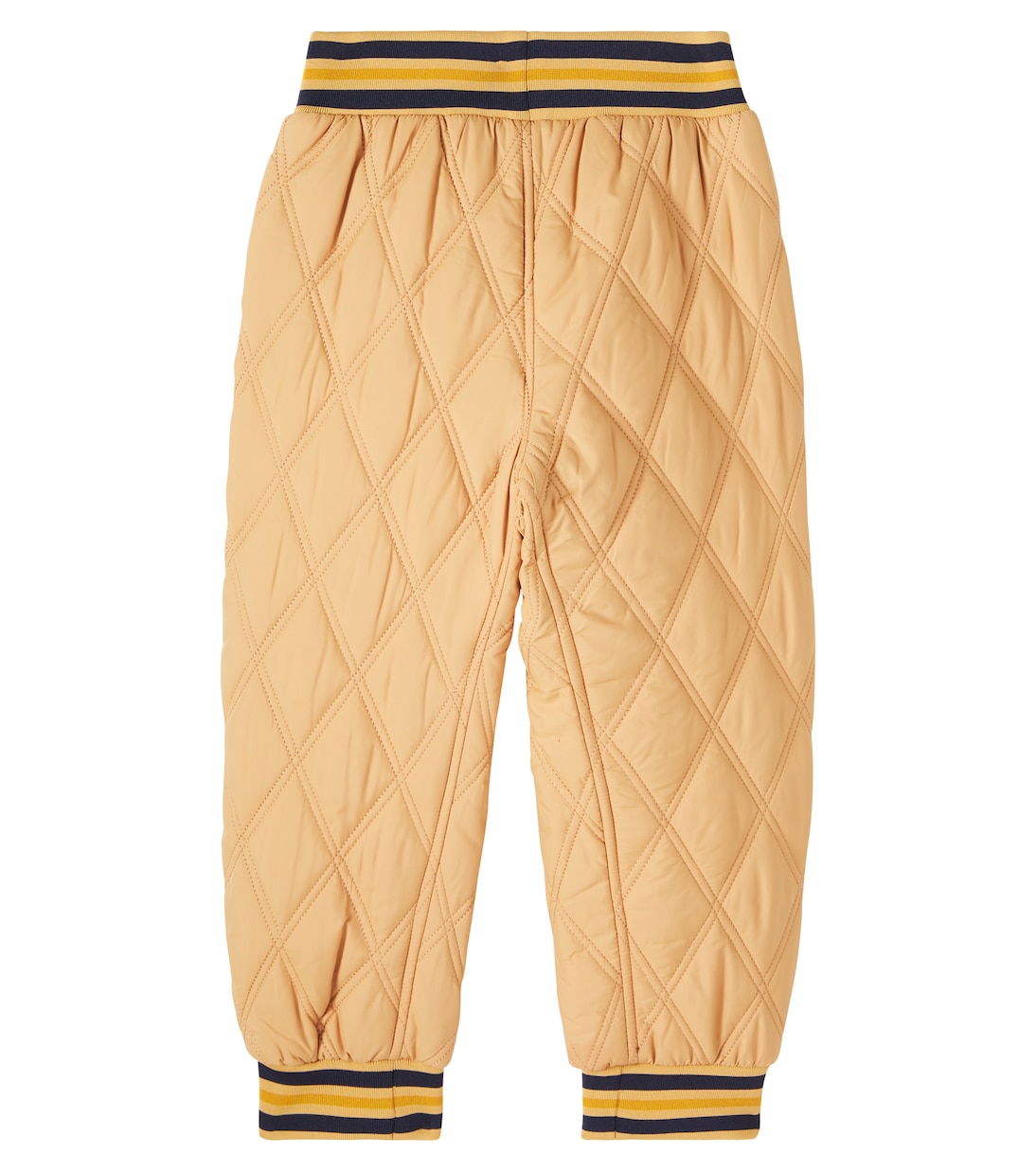 Patch-appliqué quilted sweatpants | Mini Rodini