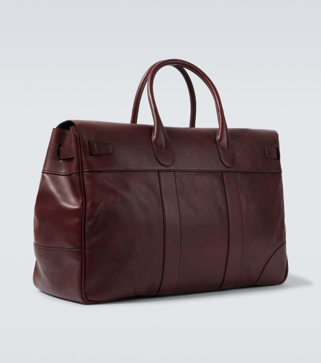 Bolso de viaje de piel | Brunello Cucinelli
