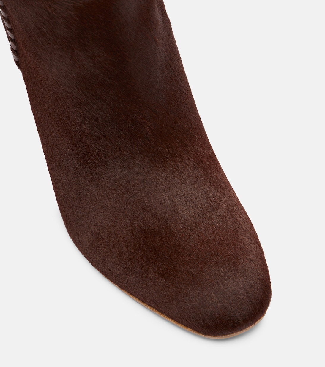 Indy 85 pony hair knee-high boots | Aquazzura