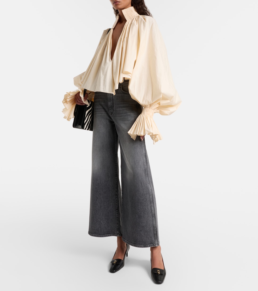 Delina high-rise wide-leg jeans | Khaite