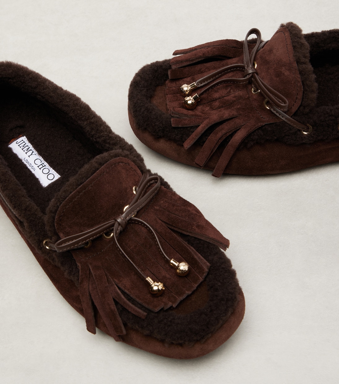 Segelschuhe Manon aus Veloursleder | Jimmy Choo