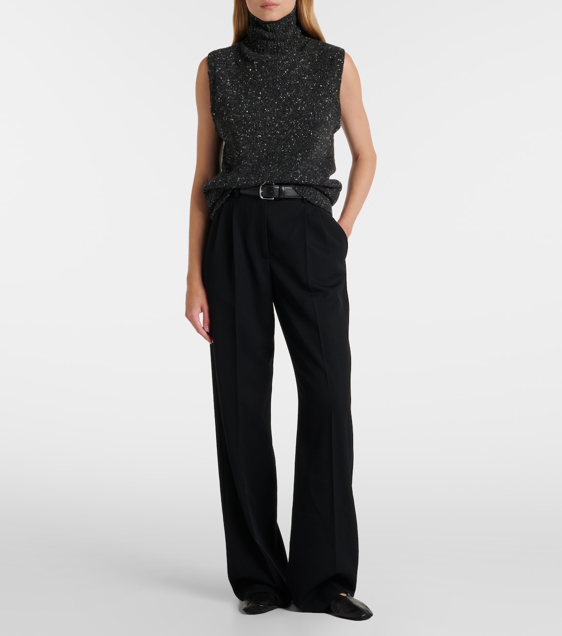 Top de cuello alto Merilas de cachemir | The Row