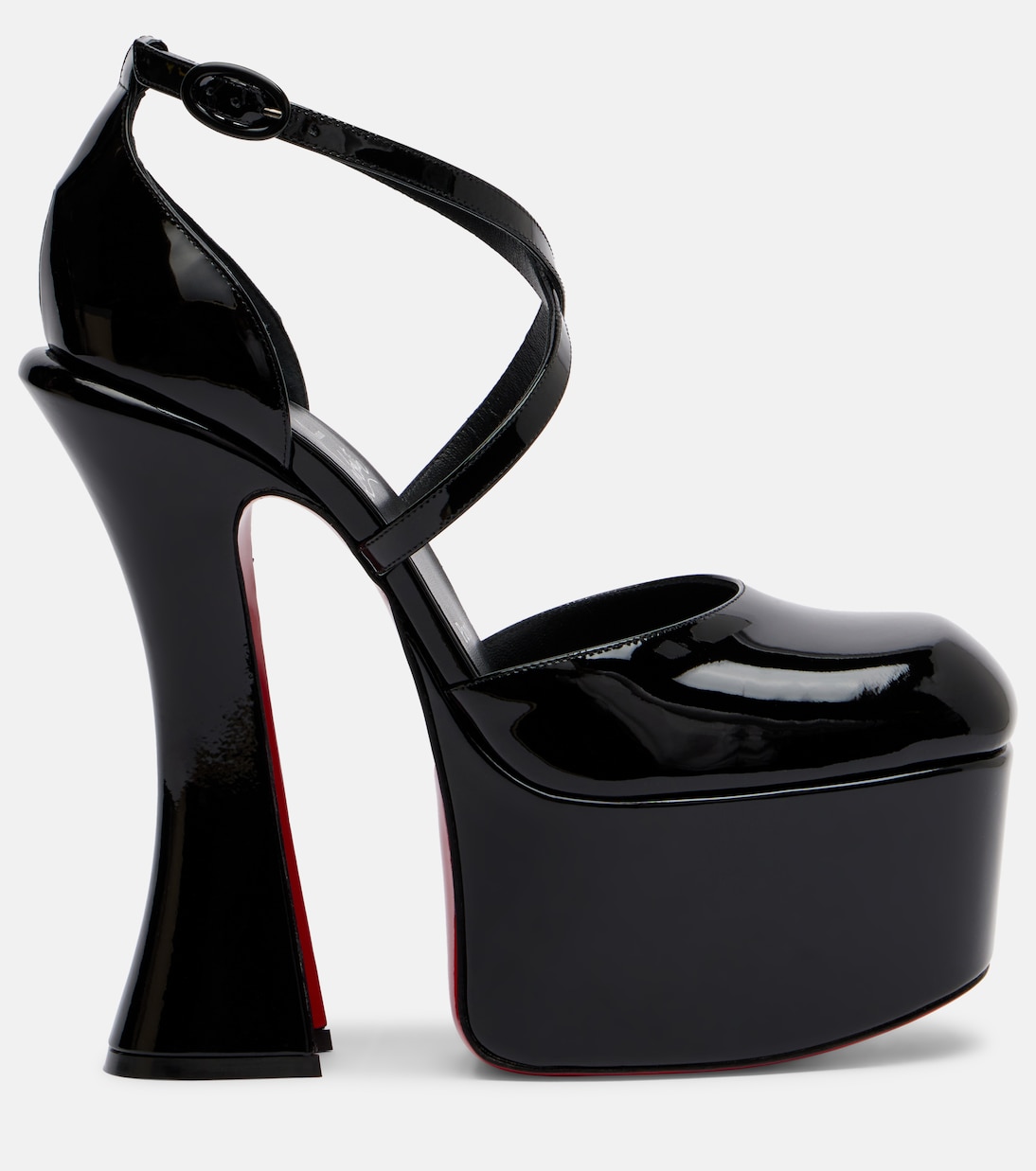 Aquadorcet patent leather platform pumps | Christian Louboutin