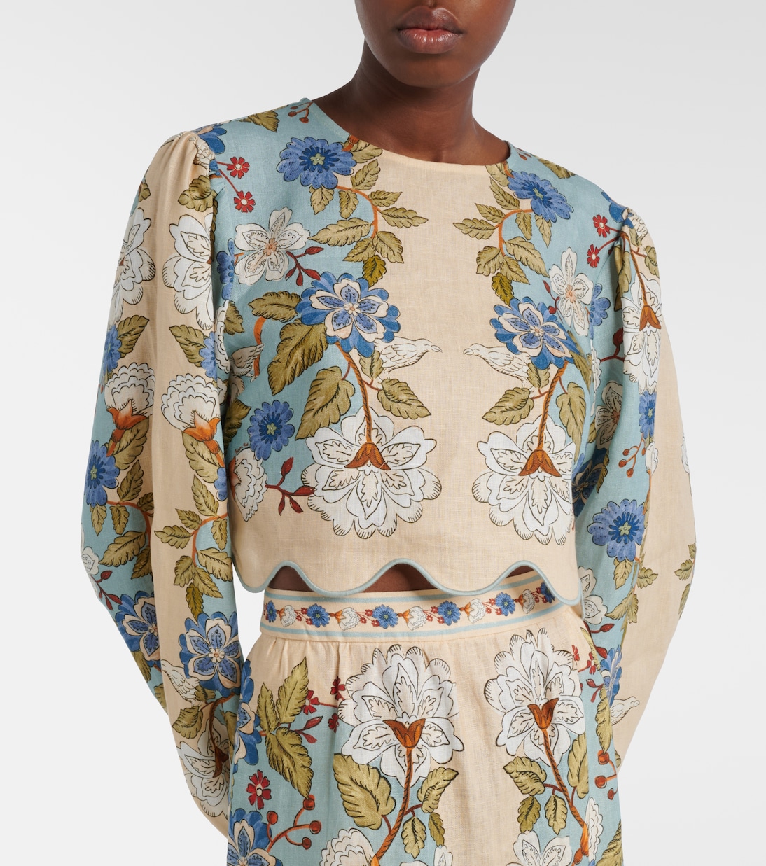 Floral linen blouse | Farm Rio