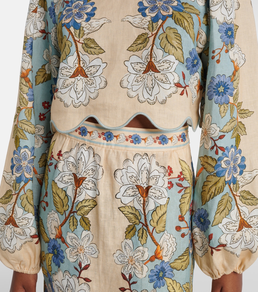 Floral linen blouse | Farm Rio