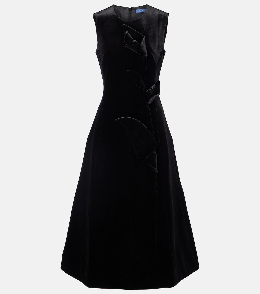 Midikleid Cleo aus Samt | Leo Lin