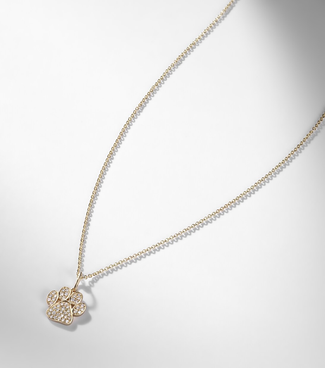 Halskette aus 14kt Gelbgold (585/1000) mit Diamanten | Sydney Evan