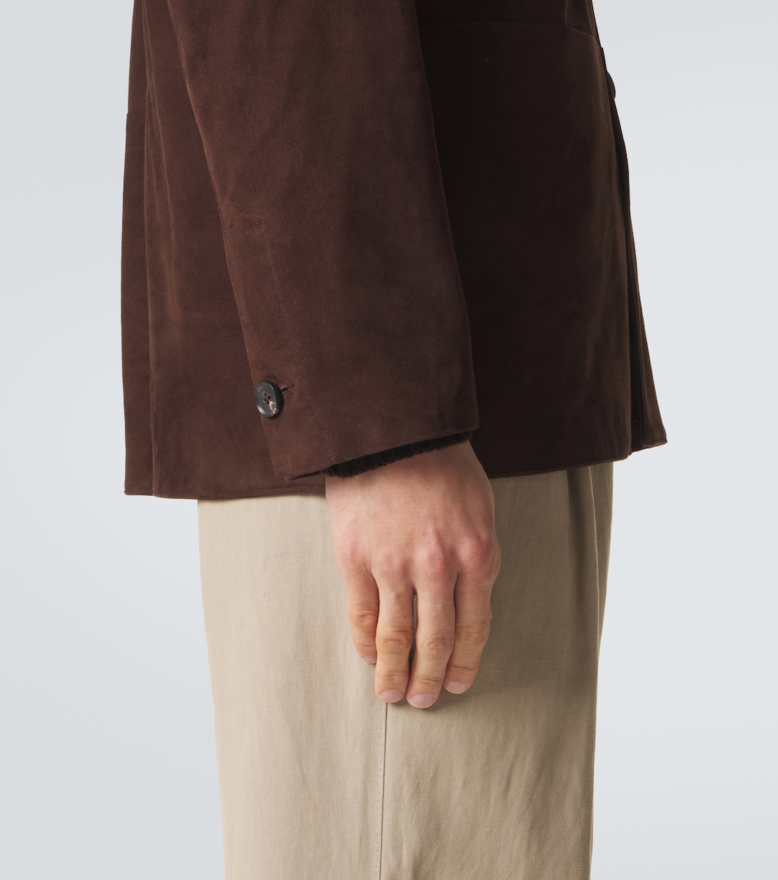 Jacke aus Veloursleder | Saman Amel